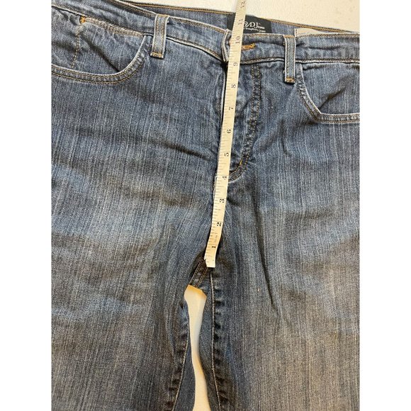 NYDJ Womens Jeans Straight Leg Mid Rise Five Design Pockets Stretch Blue Size 10 - Picture 4 of 10